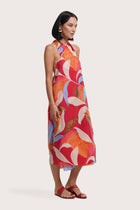 Laila Wrap Dress Magical Flora