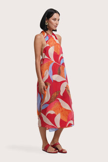 Laila Wrap Dress Magical Flora