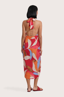 Laila Wrap Dress Magical Flora