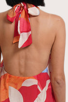 Laila Wrap Dress Magical Flora