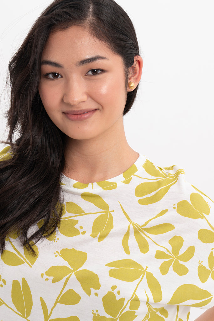 Lenore Printed Top Flower