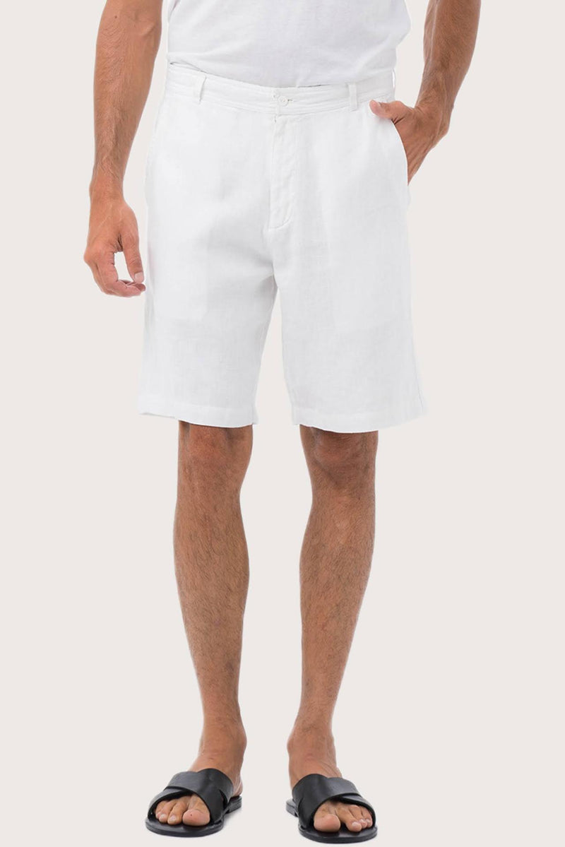 Linen Bermuda White