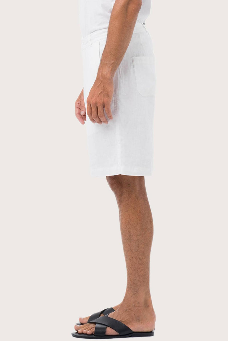 Linen Bermuda White