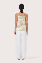 By The Sea Bali Linen Square Top The Island Multicolor White Base
