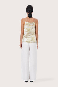 By The Sea Bali Linen Square Top The Island Multicolor White Base