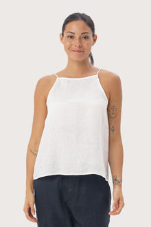 Linen Square Top White