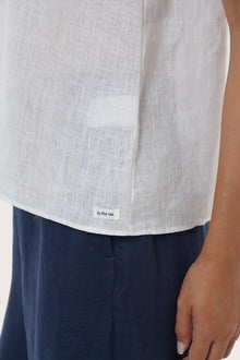 Linen Square Top White