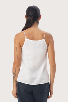 Linen Square Top White