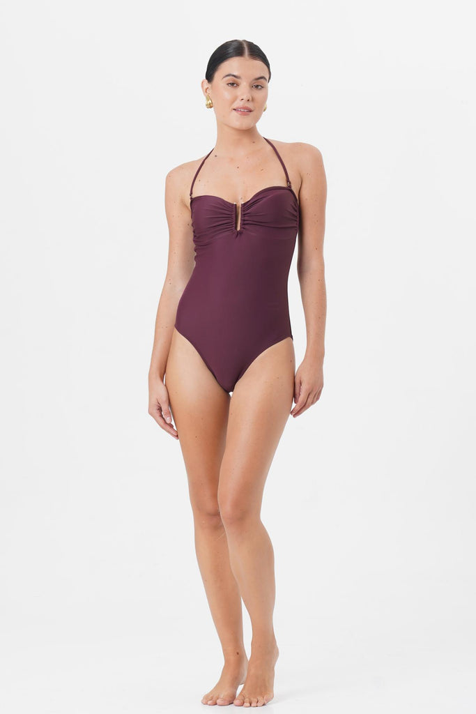 Mara One Piece Swimsuit Purple