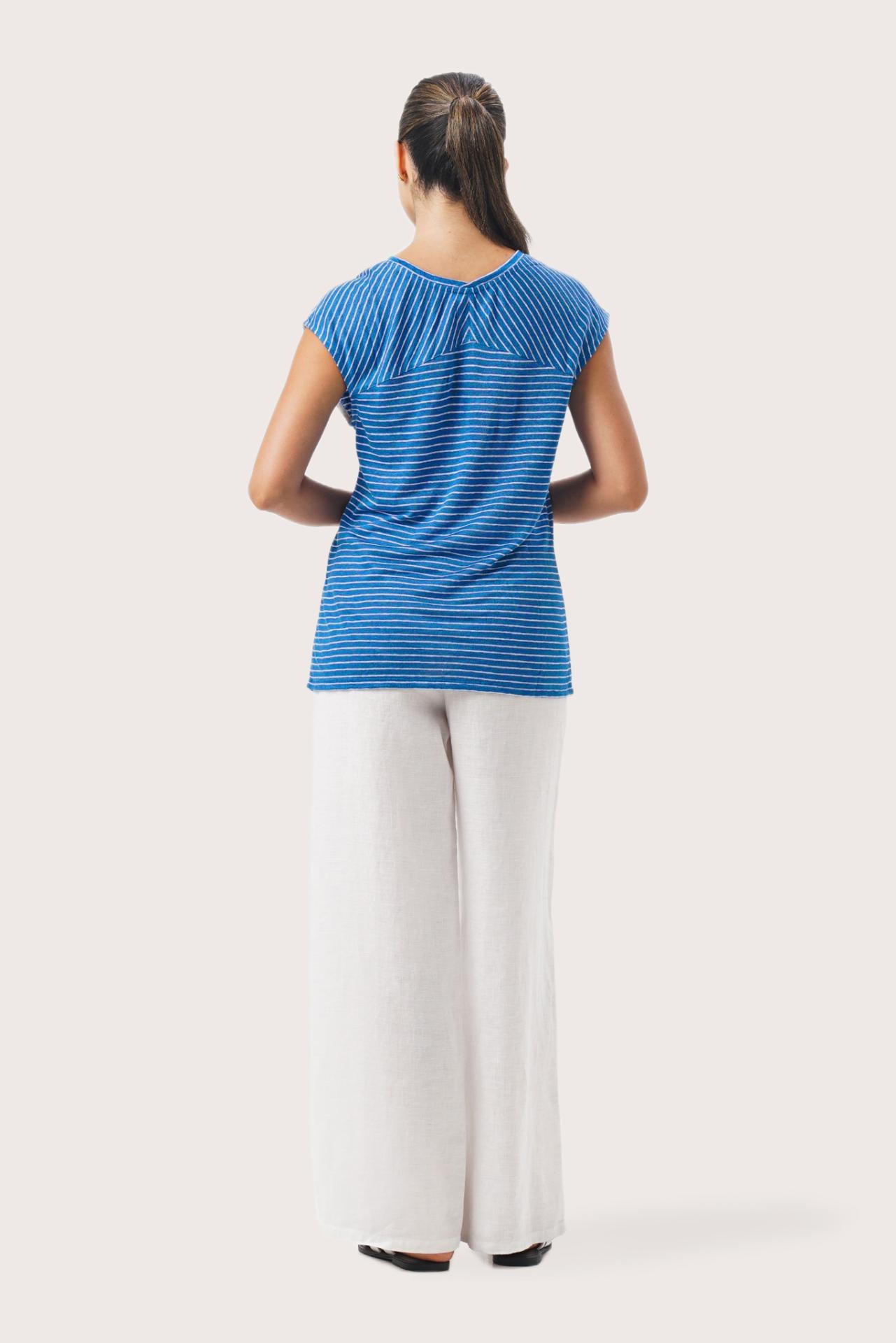 Marine Linen T-Shirt