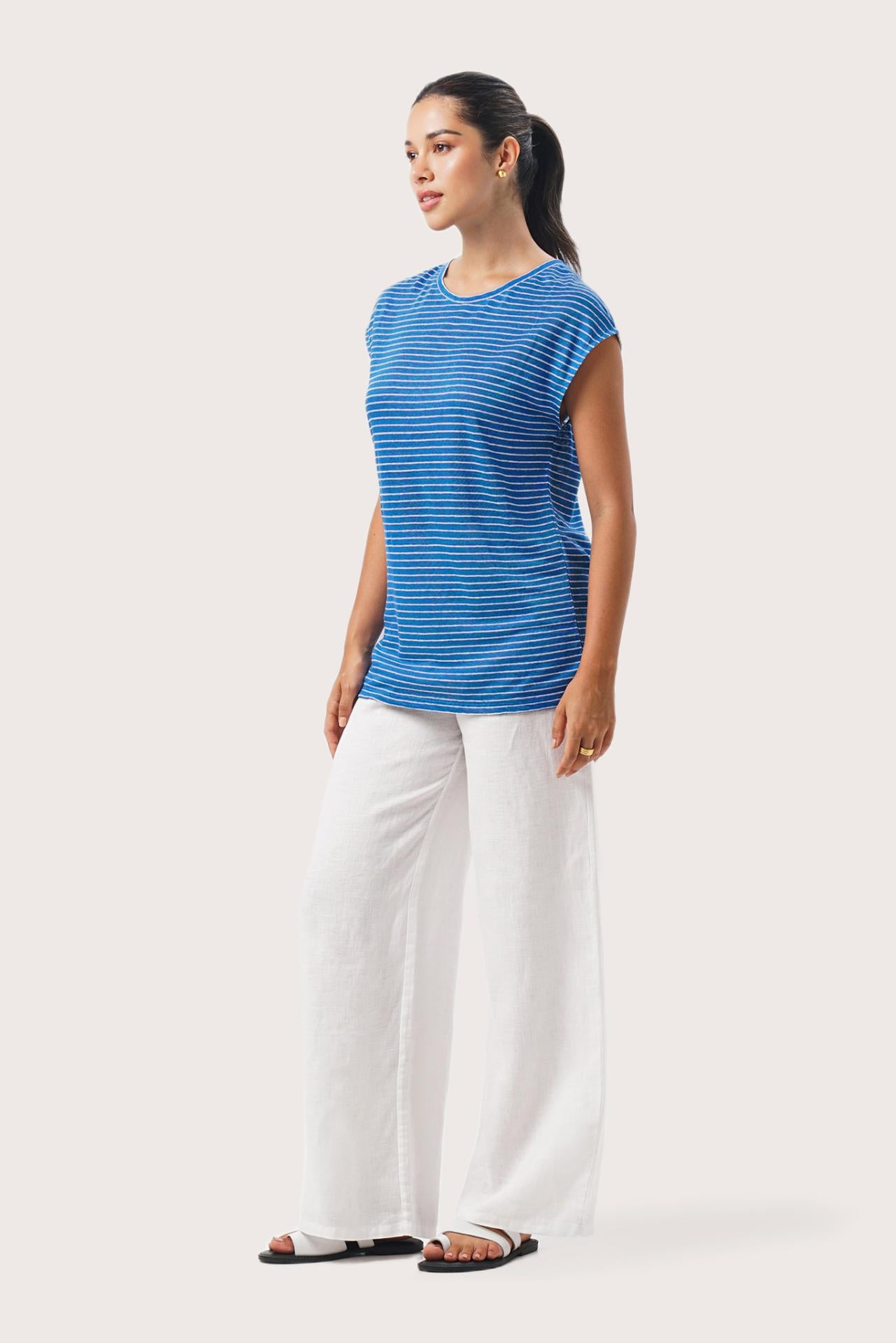 Marine Linen T-Shirt