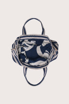 By The Sea Bali Marmara Stripe Tote Bag Stripes Navy Blue Natural