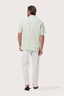Maui Linen Shirt Pistachio