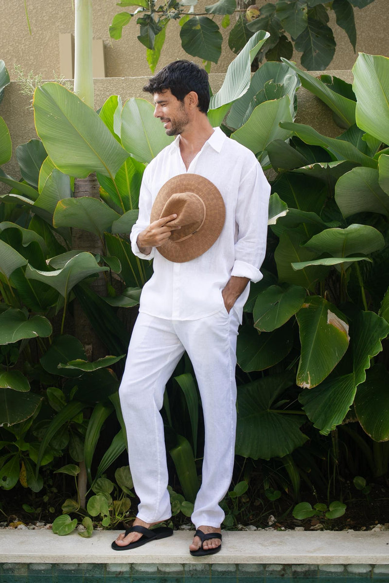  By The Sea bali Maury Linen Long Pants