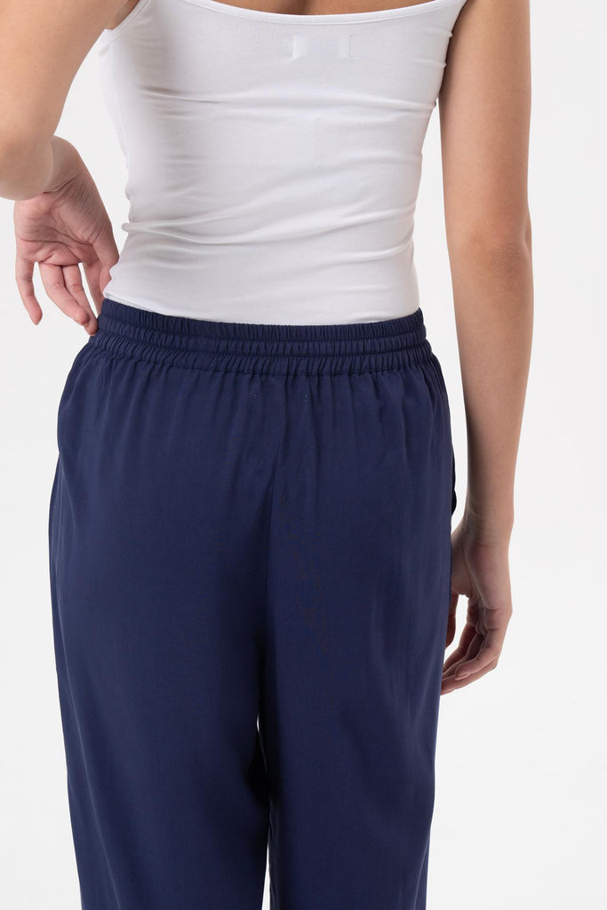 Maya Drawstring Pants Navy