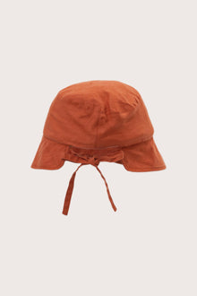 Miki Linen Half Brim Hat Orange