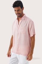 Mori Linen Shirt Flamingo