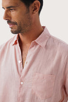 Mori Linen Shirt Flamingo