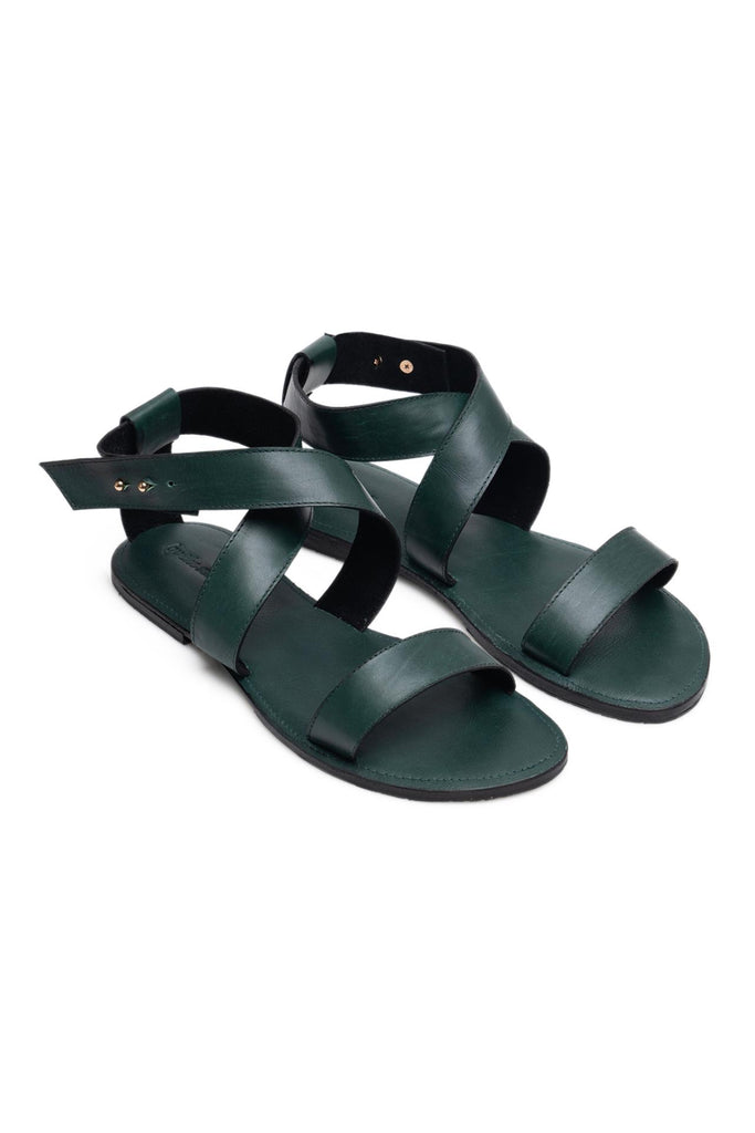 Myrtle Sandal Forest Green