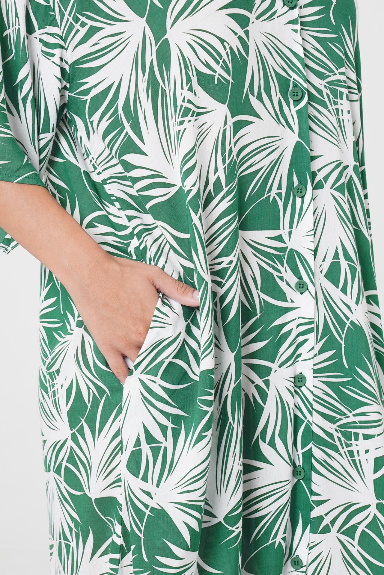 Nala Kaftan Dress Green