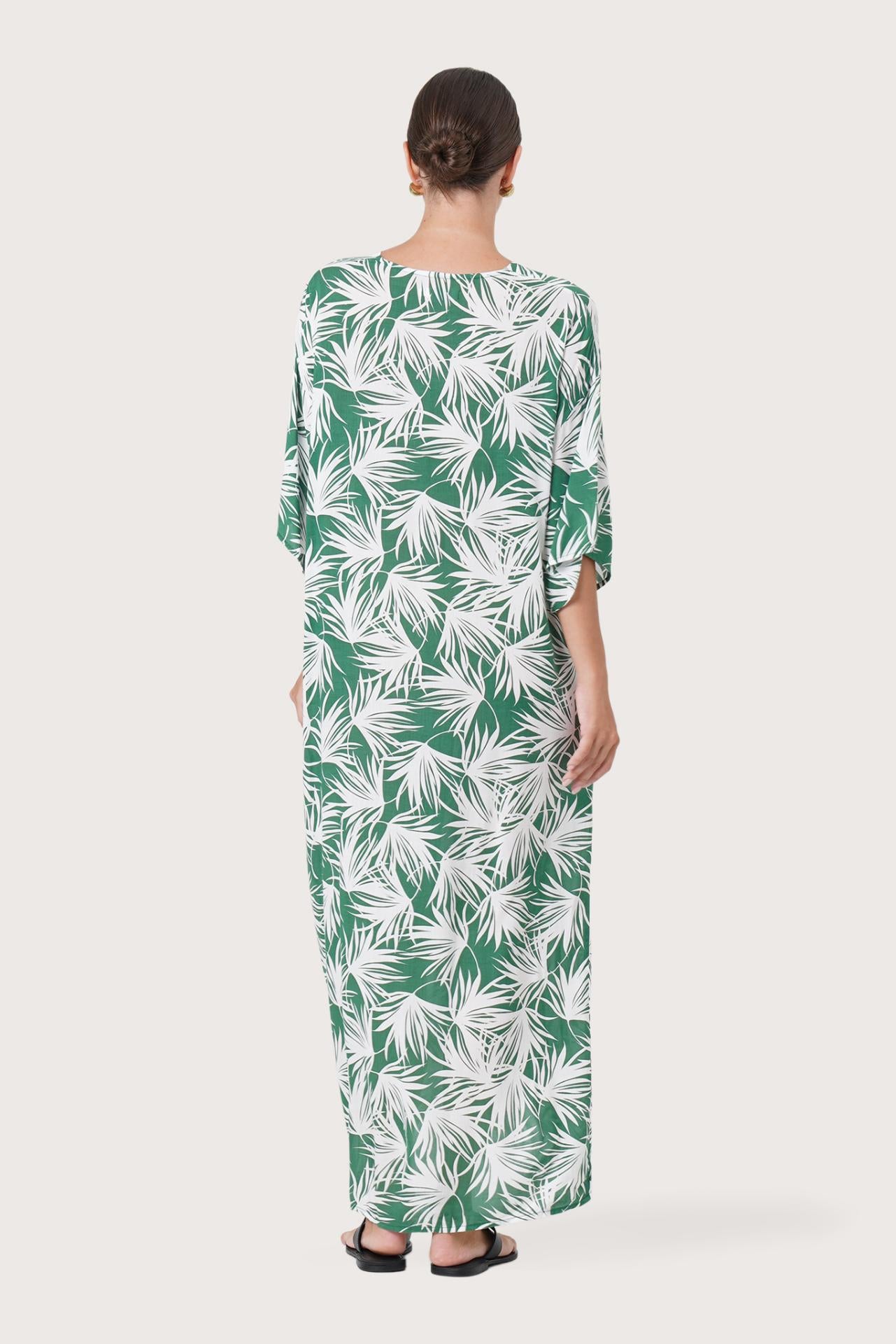 Nala Kaftan Dress Green