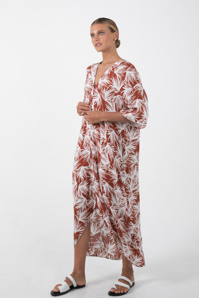 Nala Kaftan Dress Palmy