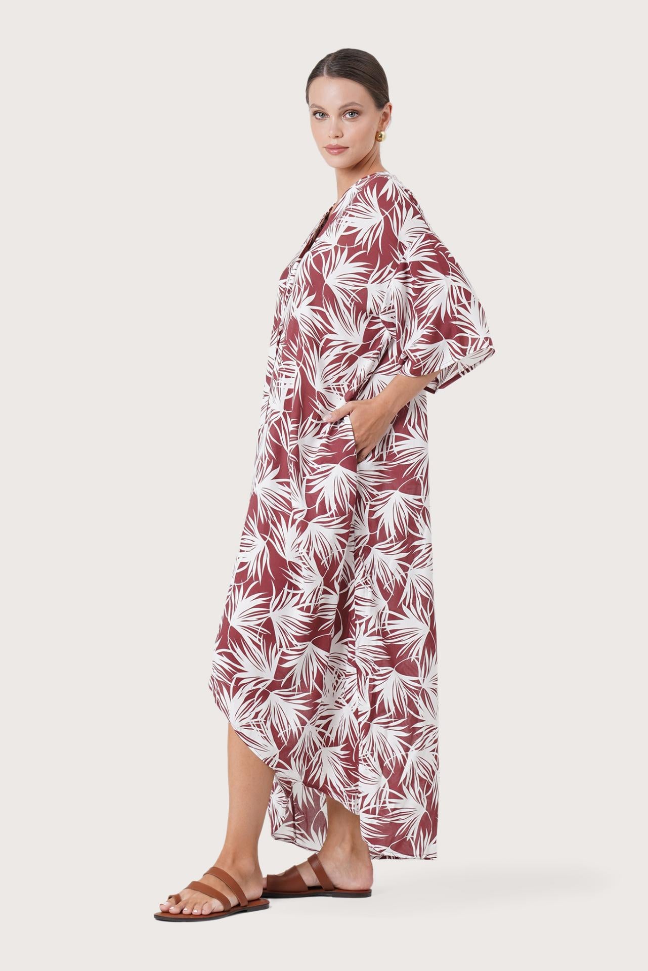 Nala Kaftan Dress Palmy