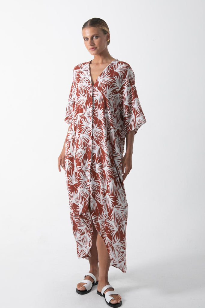 Nala Kaftan Dress Palmy