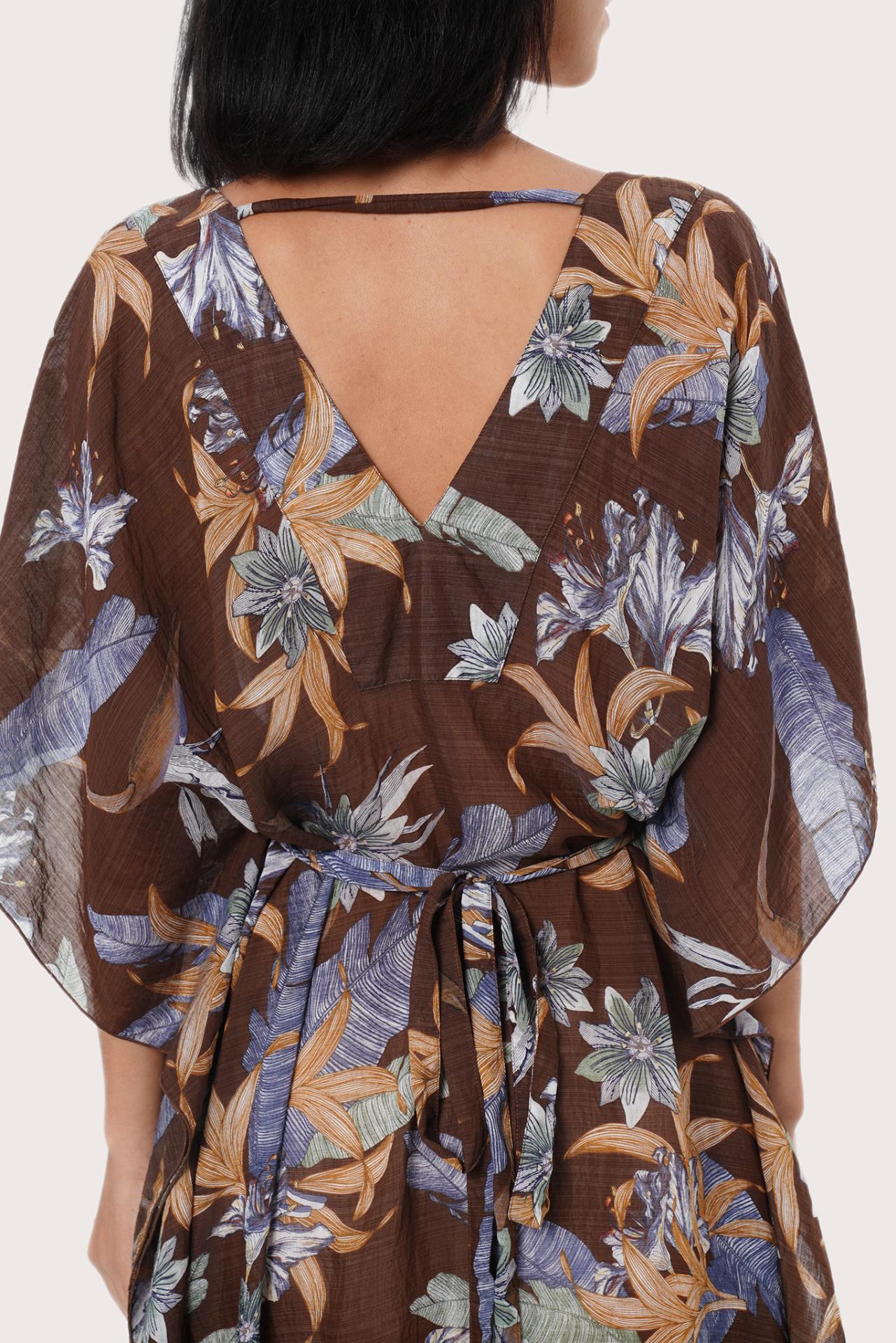 By The Sea Bali Nami Kaftan Foxglove Choco