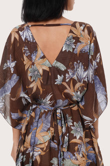 By The Sea Bali Nami Kaftan Foxglove Choco