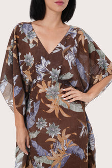 By The Sea Bali Nami Kaftan Foxglove Choco