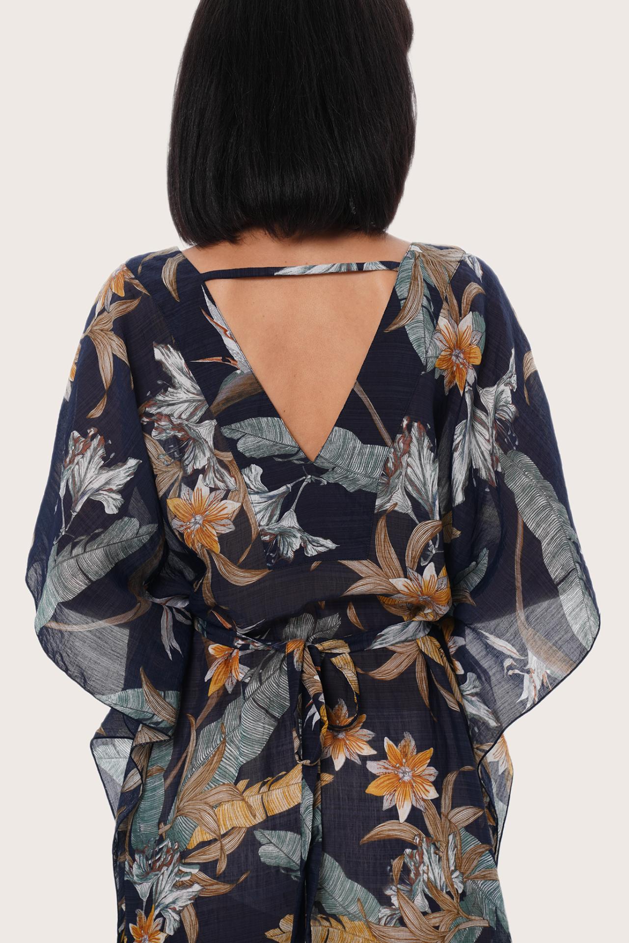 By The Sea Bali Nami Kaftan Foxglove Navy
