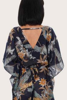 By The Sea Bali Nami Kaftan Foxglove Navy