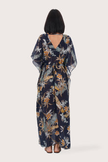 By The Sea Bali Nami Kaftan Foxglove Navy