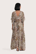 Nami Kaftan Leopard Brown