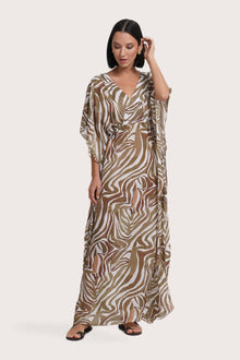 Nami Kaftan Leopard Brown