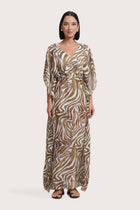 Nami Kaftan Leopard Brown