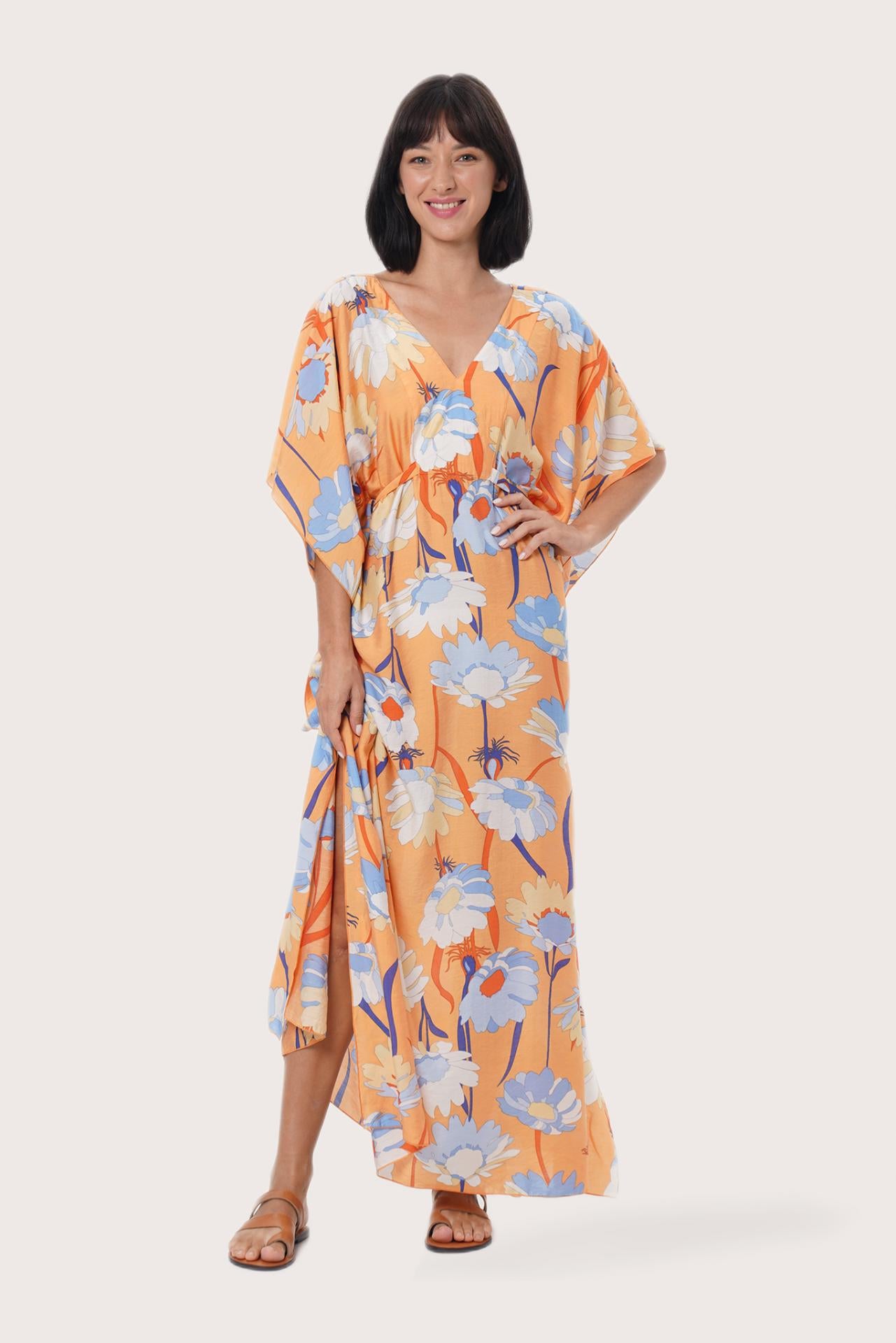 By The Sea Bali Nami Kaftan Magnolia Orange