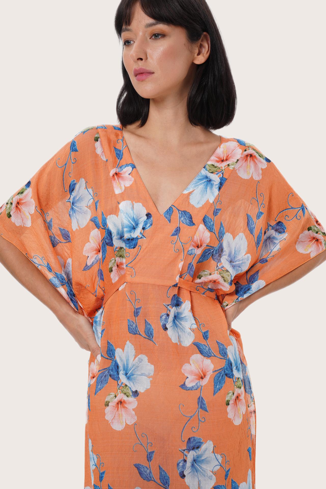 By The Sea Bali Nami Kaftan Pansy Orange