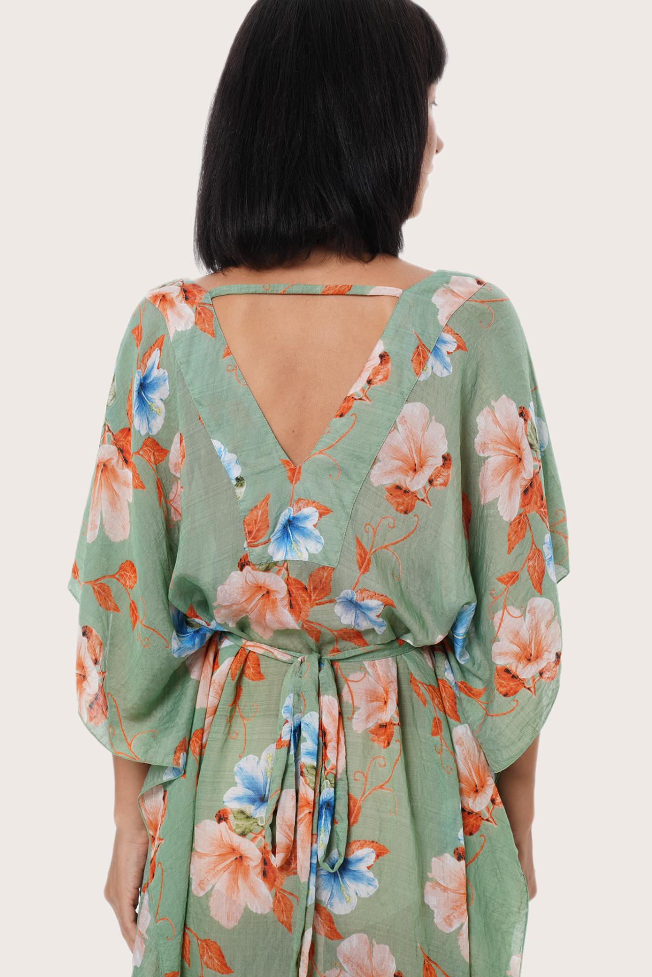 By The Sea Bali Nami Kaftan Pansy Sage