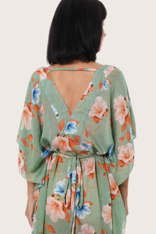 By The Sea Bali Nami Kaftan Pansy Sage