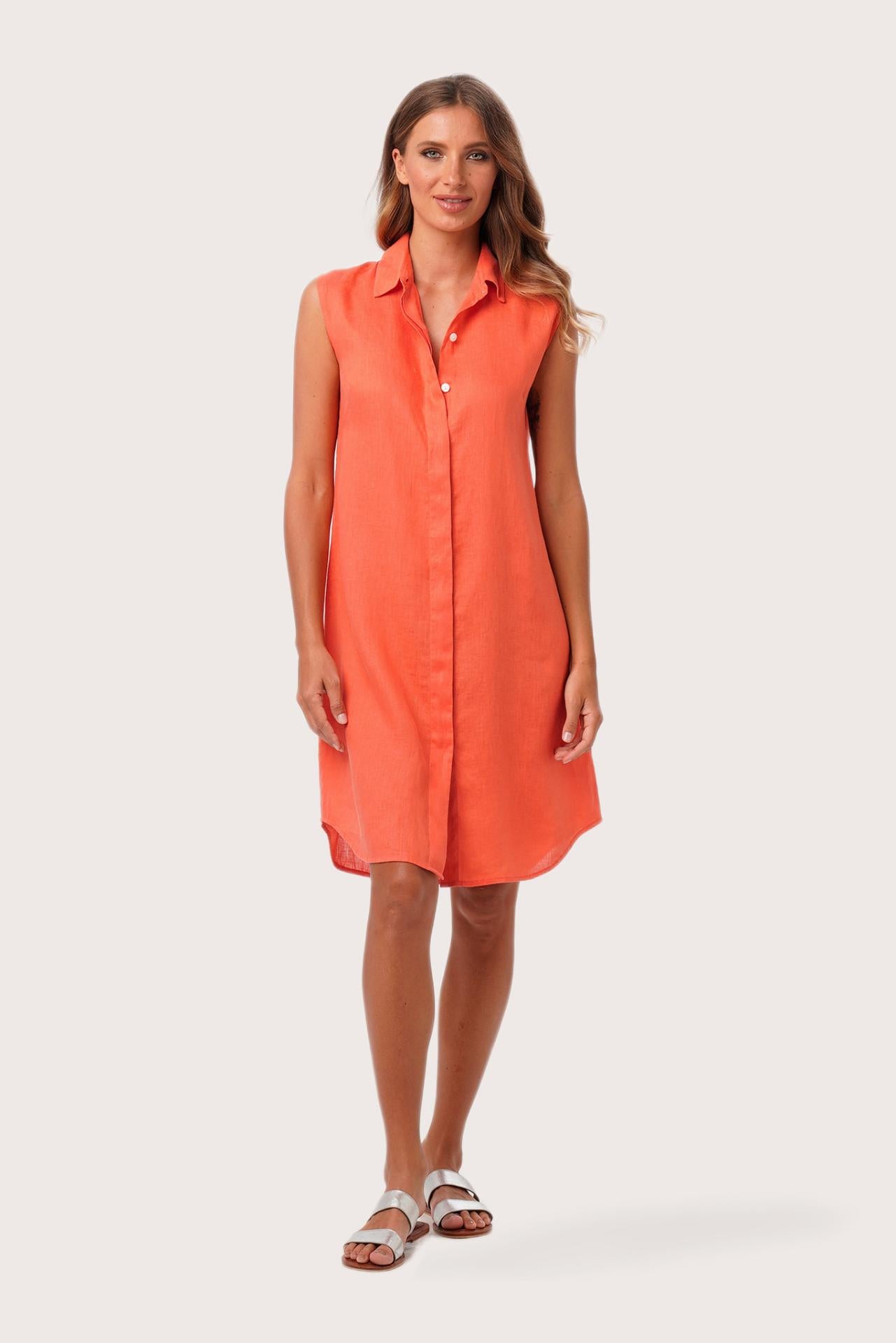 Noelani Linen Dress Sicilia