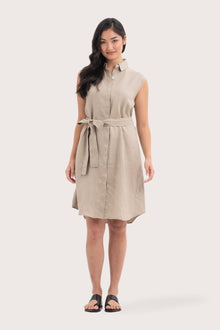 Noelani Sleeveless Linen Dress
