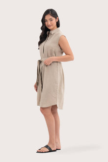 Noelani Sleeveless Linen Dress