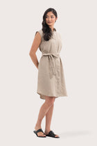 Noelani Sleeveless Linen Dress