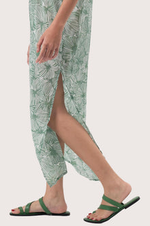 Nusa Kaftan Dress Green