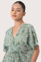 Nusa Kaftan Dress Green