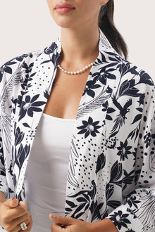 Ombak Outerwear White and Navy