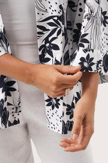 Ombak Outerwear White and Navy