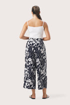 Palazzo Wrapped Pants Bali Parrots Navy